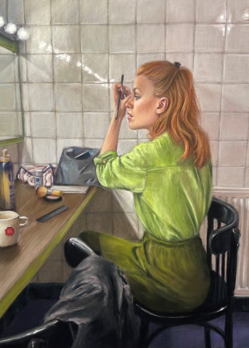 Marit in de kleedkamer | 28x38cm